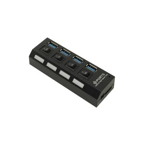 Концентратор USB 3.0 Smartbuy SBHA-7304-B