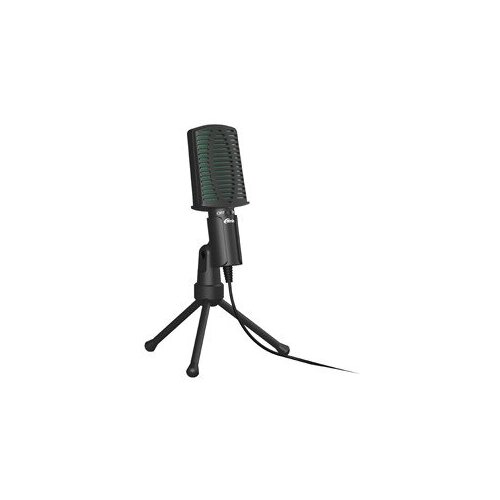 Вокальный микрофон (конденсаторный) Ritmix RDM-126 Black-Green микрофон вокальный ritmix rdm 131 динамический кабель 3 м чёрный