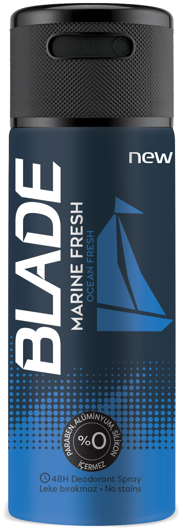 Дезодорант спрей BLADE 150мл Marine Fresh спец цена