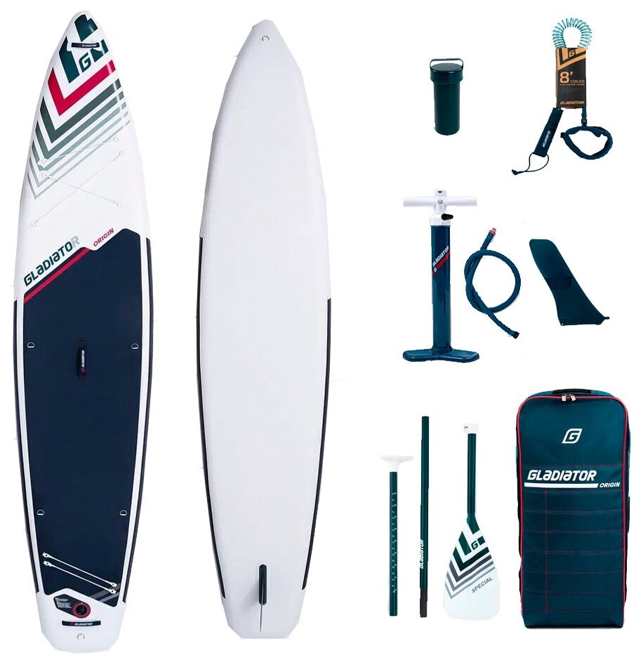 Cап борд надувной двухслойный Gladiator ORIGIN 12'6" S Special Color / Sup board, сапборд, доска для сап серфинга