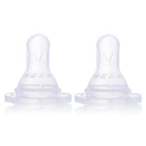 Комплект силиконовых сосок Baby Flow (узкое горло), размер L