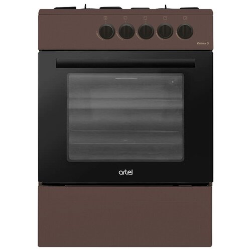Газовая плита ARTEL OTTIMA G коричневая ГК 60 см полный газ-контроль газовая духовка 1737700₽