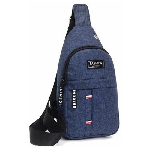 фото Сумка кросс-боди , фактура гладкая, синий 3d family