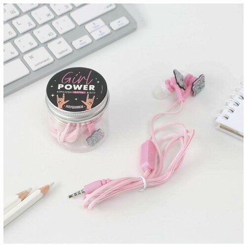 Наушники вакуумные в банке Girl power модель VBT 19 37800₽