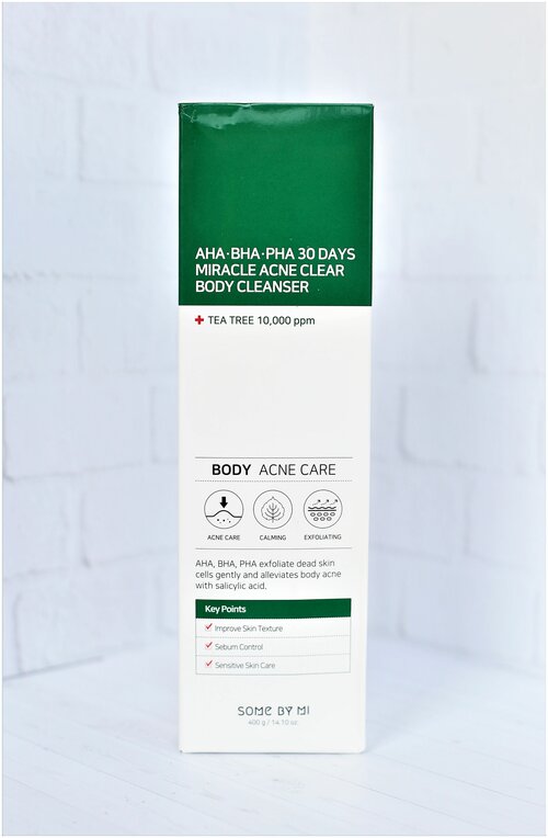 SOME BY MI AHA BHA PHA 30 DAYS MIRACLE ACNE CLEAR BODY CLEANSER Очищающий гель для тела с кислотами