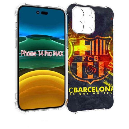 Чехол MyPads FC-Barcelona-Wallpaper-3 для iPhone 14 Pro Max задняя-панель-накладка-бампер