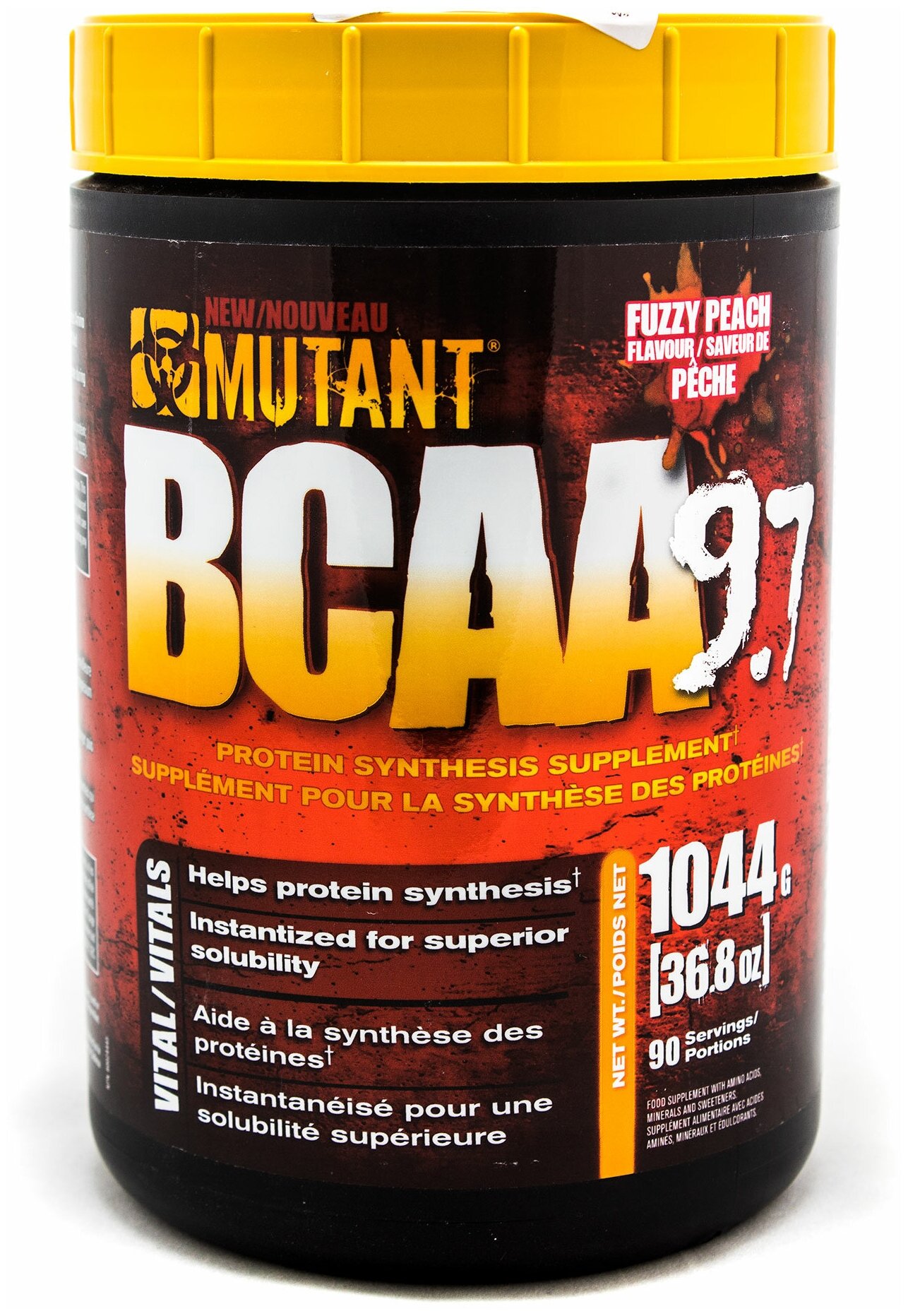 Аминокислоты и BCAA для спорсменов Mutant BCAA 9.7 Fuzzy Peach 36,8 oz