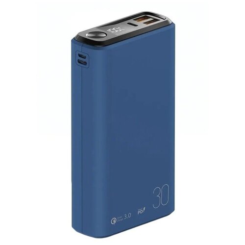 Внешний аккумулятор Olmio QS-30 30000mAh 225W PD Темно-синий 335900₽