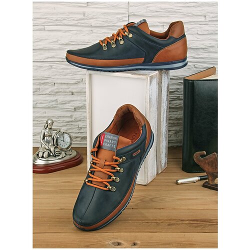 Кроссовки мужские Fortuna classik 401 син.рыж.-ZFL 42