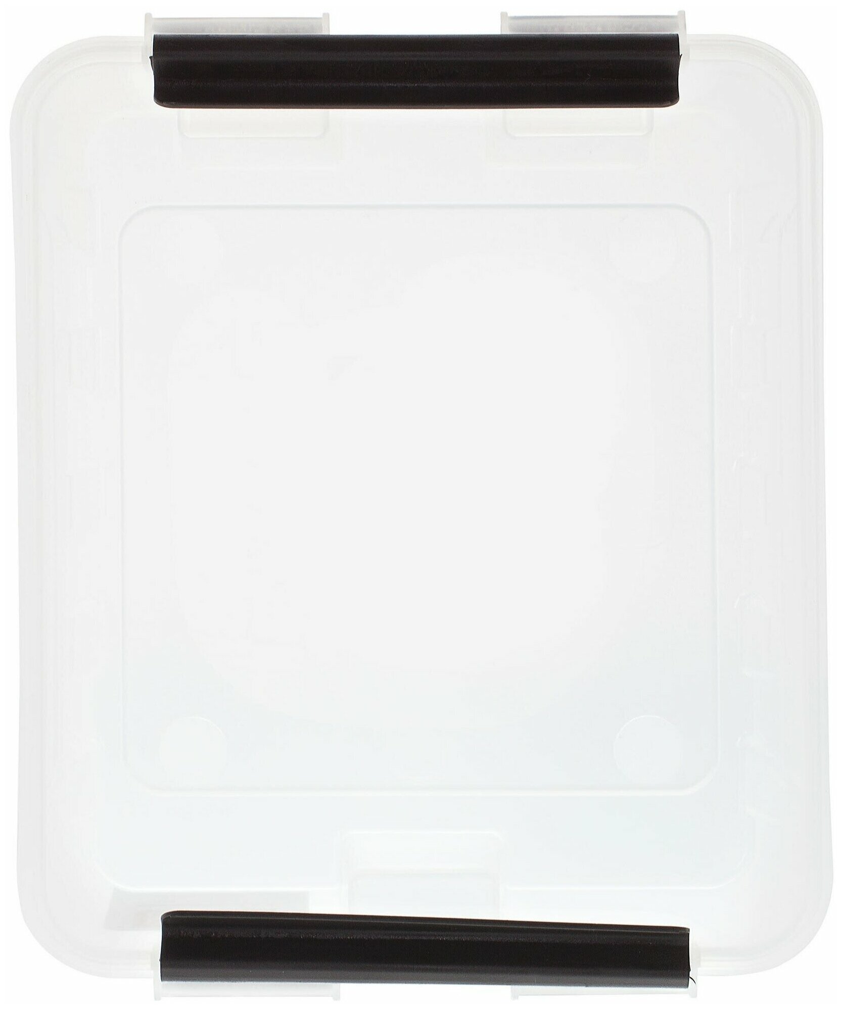 Пластиковый контейнер с крышкой Rox Box, 2.5л, 21х17х10 см, прозрачный (комплект 3 штуки) - фотография № 2