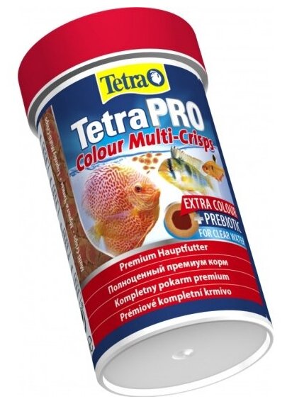 Корм для аквариумных рыб Tetra TetraPRO Colour Multi-Crisps 100 мл (чипсы) - фотография № 17