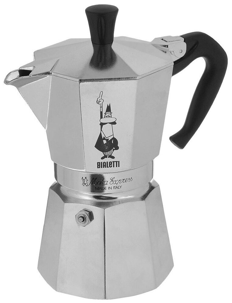 Кофеварка Гейзерная Bialetti Moka Express на 3 чашки+ кофе 250г.