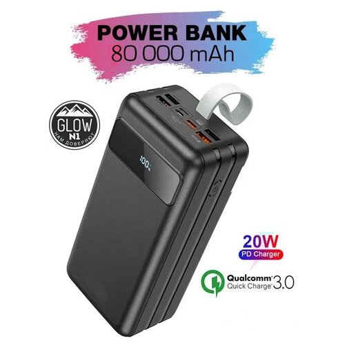 PowerBank Borofone DBT13 80000 mAh внешний аккумулятор 499000₽