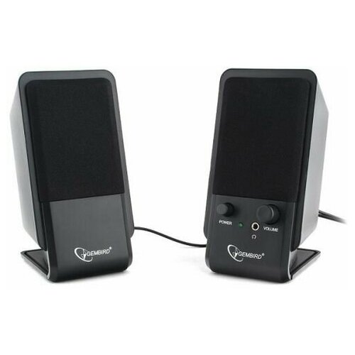 Компьютерная акустика 20 Gembird SPK-510 черная 6Вт рег громкости разъём для наушников USB-питание 150000₽