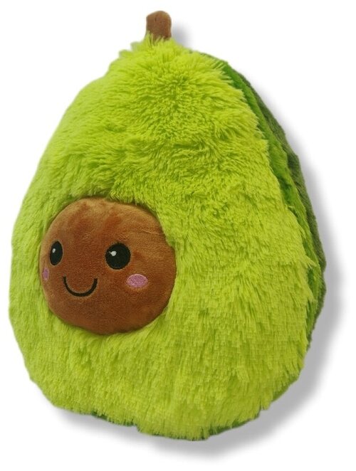 Мягкая игрушка Авокадо 40см/ плюшевая игрушка авокадо/ игрушка-подушка/ игрушка антистресс/ пушистое авокадо