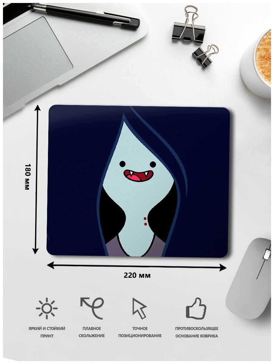 Adventures time Время приключений коврик для мыши