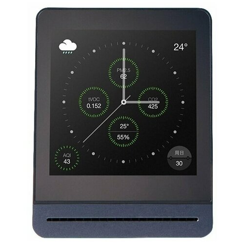 Монитор качества воздуха Clear Grass | Qingping Air Detector (черный) - CGS1
