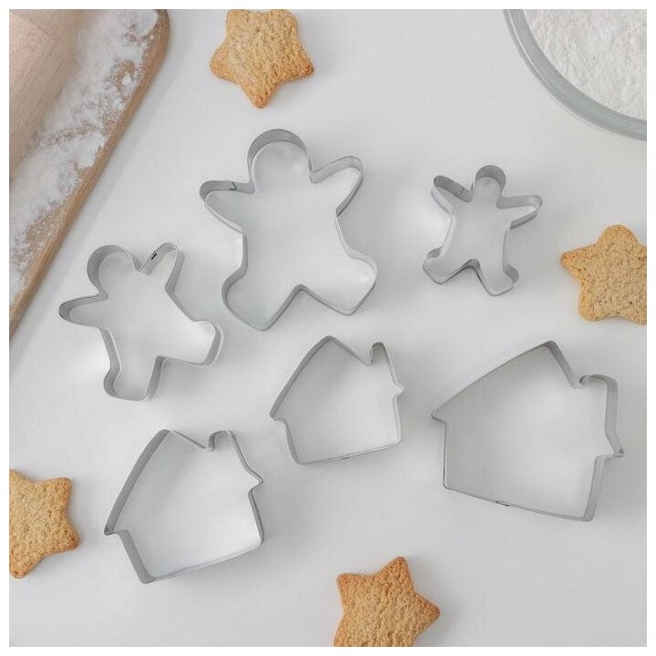 фото Для печенья Доляна 2599227, 6 шт.