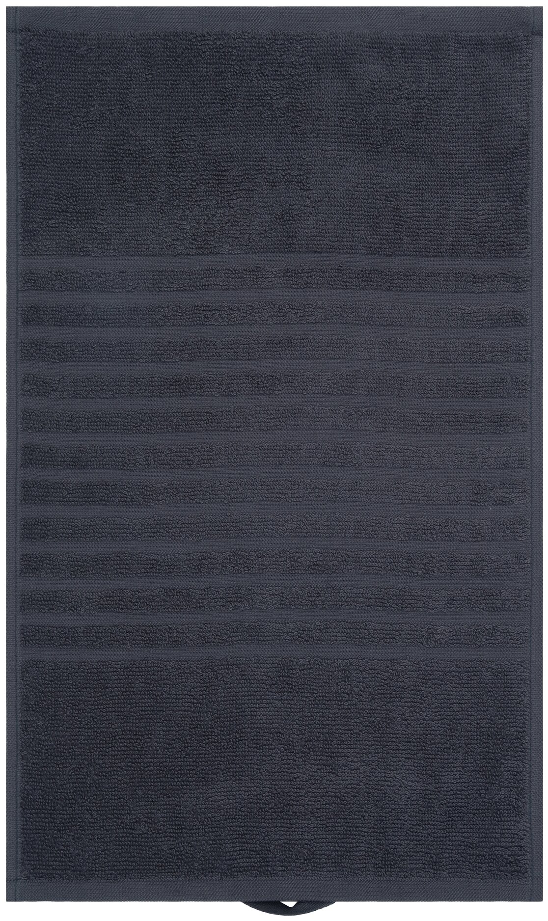 Салфетка махровая, полотенце для лица и рук, Донецкая мануфактура, 30Х50 см, цвет:темно-серый, 100% хлопок - фотография № 4
