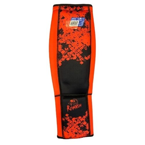 фото Защита голени и стопы союз мма россии "neoprene" red - revansh - красный - l