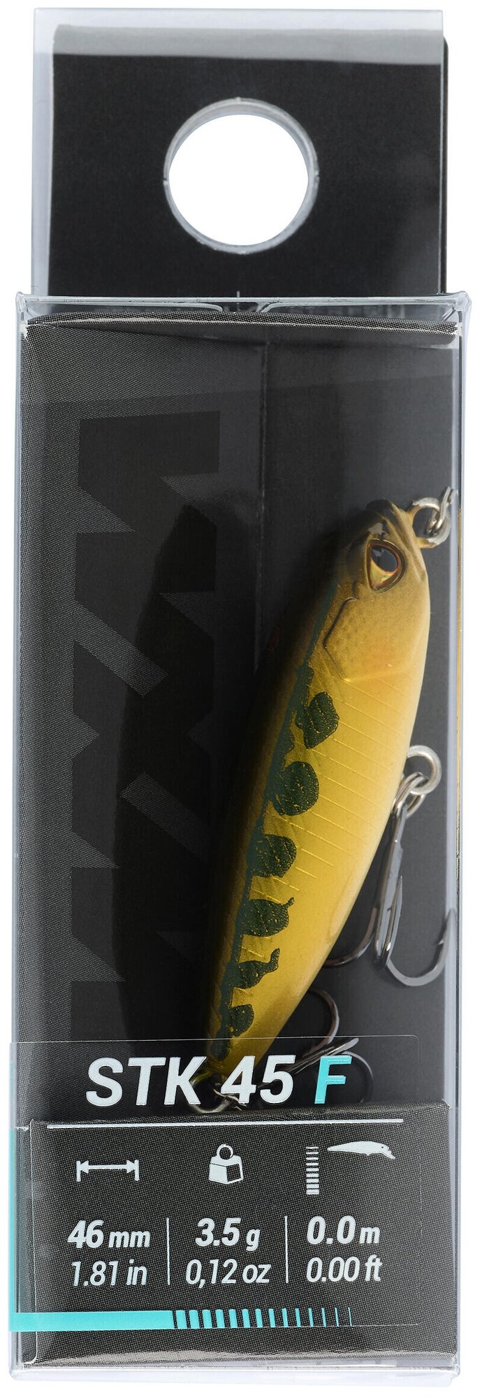 Воблер Decathlon Caperlan Stickbait STK 45 F, 45 мм, 3.5 г