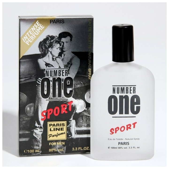 Туалетная вода мужская Number One Sport Intense Perfume, 100 мл