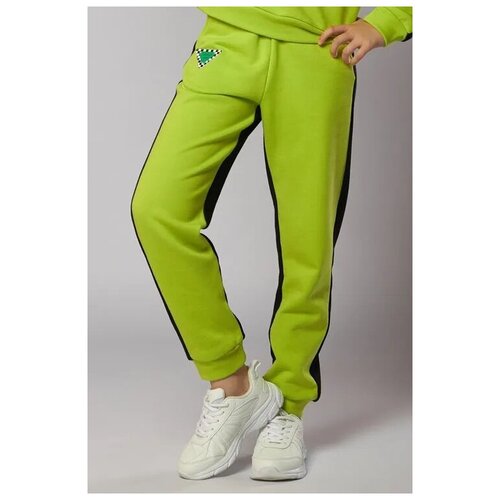 фото Брюки deloras, размер 152 см, зеленый, 21571