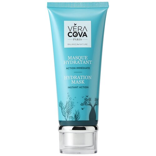 VERACOVA INSTANT ACTION HYDRATION MASK для лица с зелеными водорослями и экстрактом Баобаба, 80 г, 80 мл