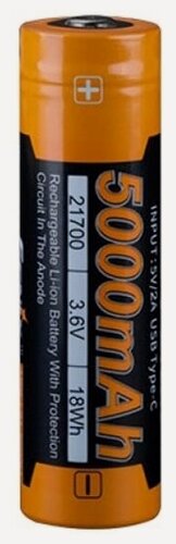 Изображение товара Аккумулятор Fenix Li-ion ARB-L 21-5000 21700 USB