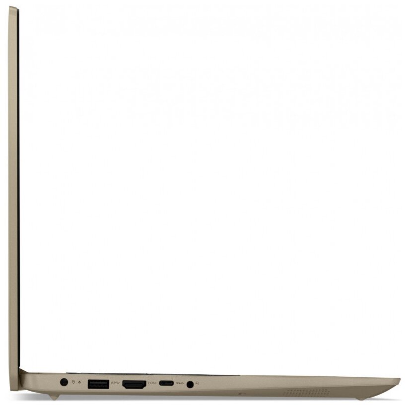 156 Ноутбук Lenovo Ideapad IP3 15ITL6 1920x1080Intel Core i5 1135G7 RAM 12 ГБ SSD 512 ГБ Intel UHD Graphics 82H801F8RM золотистый