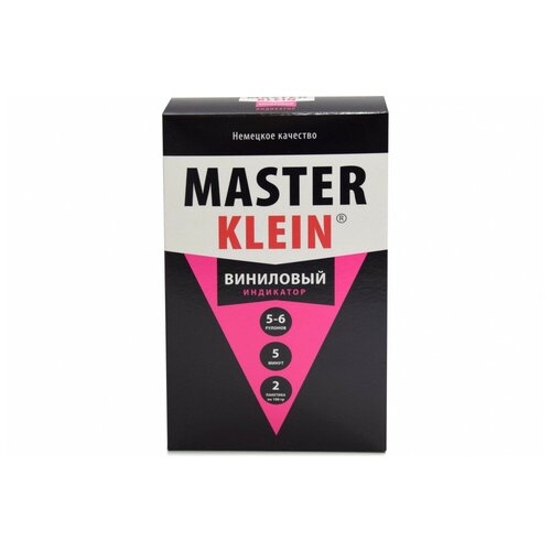 Клей обойный Master Klein виниловый индикатор 200гр (6-7рулонов, 30м2) жест. пачка клей обойный master klein универсальный 200гр 6 9рулонов 40м2 жест пачка