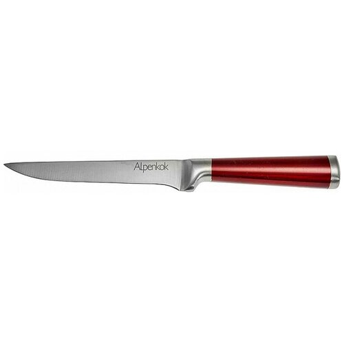 AK-2080/F Разделочный нож с красной ручкой 