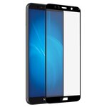 Защитное стекло для DF Huawei Honor 7A/Y5 2018/Y5 Prime 2018 fullscreen + fullglue black - изображение