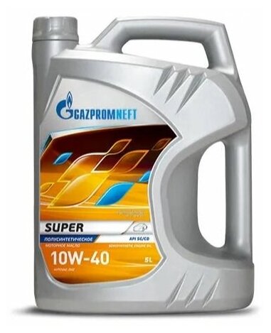 Gazpromneft масло моторное полусинтетическое Super 10W40 SG/CD 5л