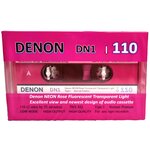 Аудиокассета DENON DN1 Neon Fluorescent Rose 110 - изображение