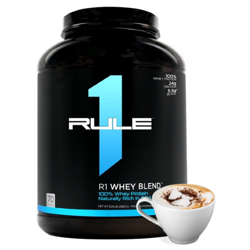 Rule One Proteins R1 Whey Blend (2280 гр) (кофе мокко) протеин rule 1 whey blend 924 гр кофе мокко