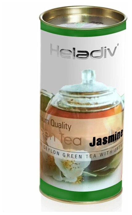 Чай зеленый Heladiv Jasmine с жасмином, 100 г - фото №11