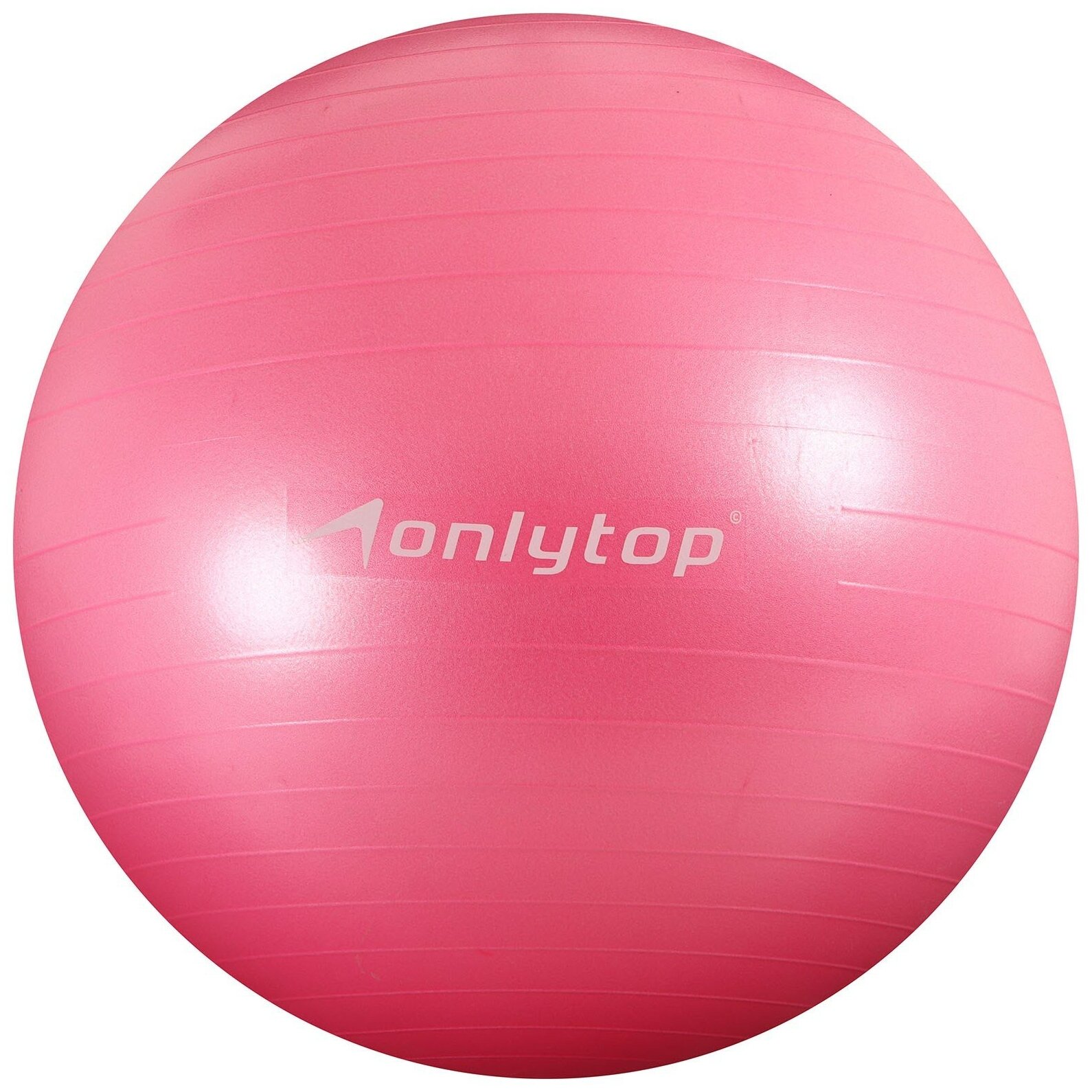 Фитбол ONLITOP, диаметр 85 см, вес 1400 г, антивзрыв, цвет розовый