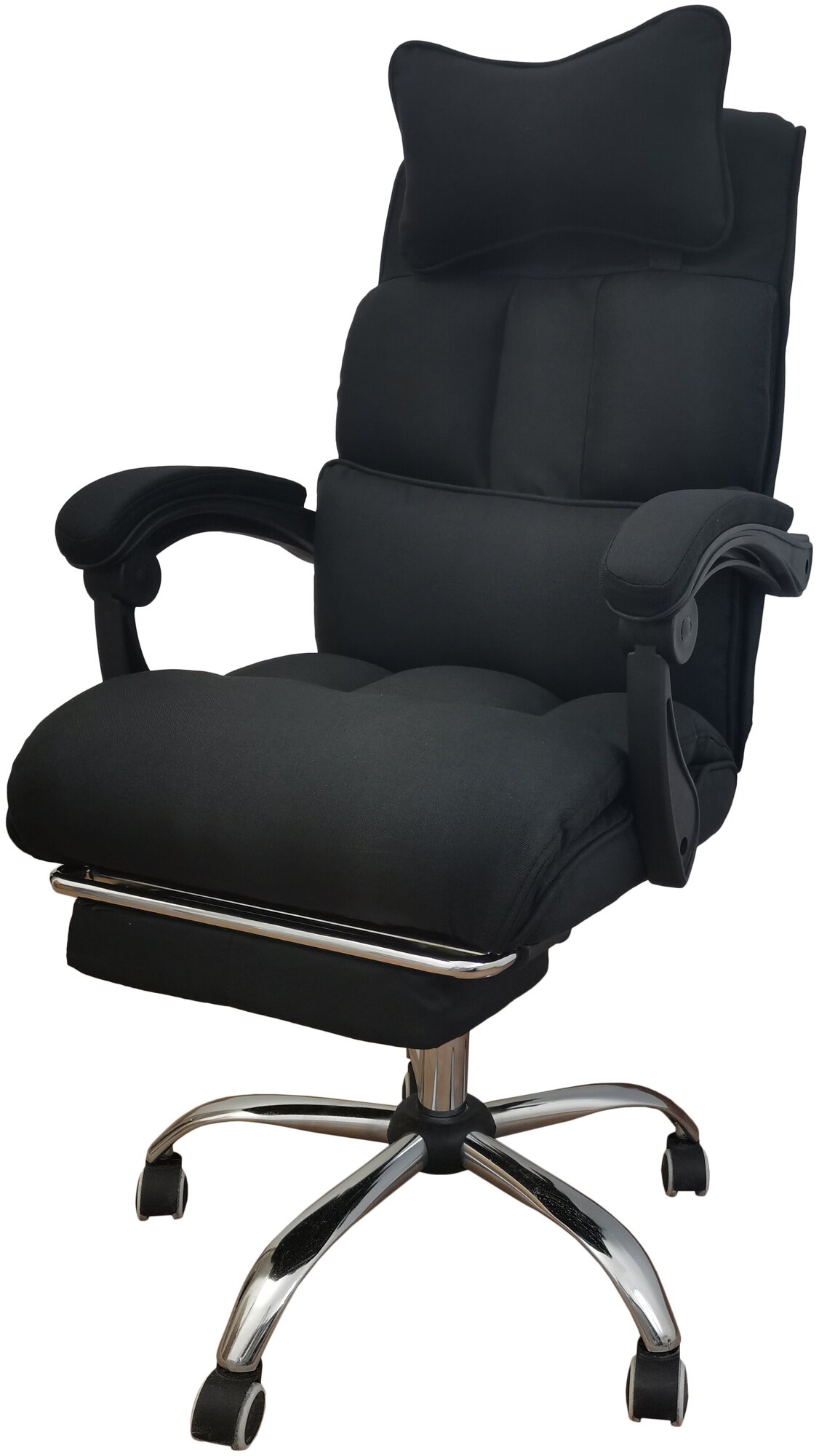 Кресло офисное компьютерное Molle-303F Black - фотография № 1