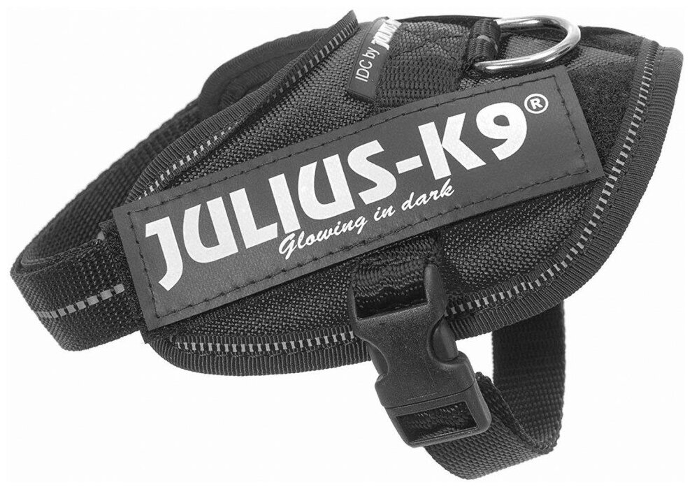 Julius-K9 шлейка для собак IDC-Powerharness 0, 58-76 см/ 14-25 кг, черная