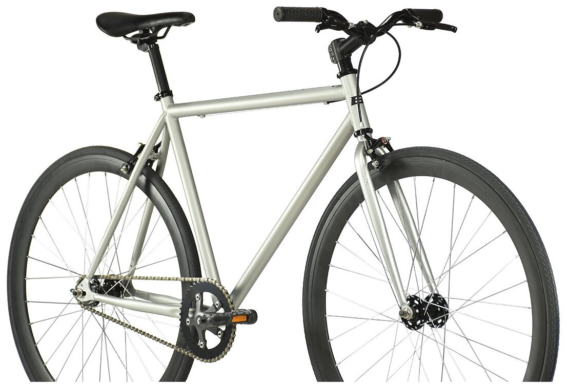 Велосипед Black One Urban 700 (2021) 23" серебристый/черный — купить в ...