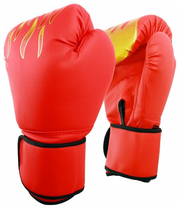 Перчатки боксерские, подростковые, цвет красный