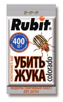 Средство от насекомых-вредителей Rubit Клотиамет от колорадского жука 2х0,5 г - фотография № 6