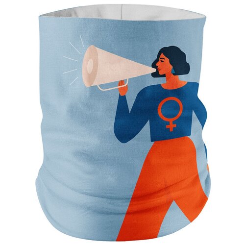 голубой, оранжевый, синий