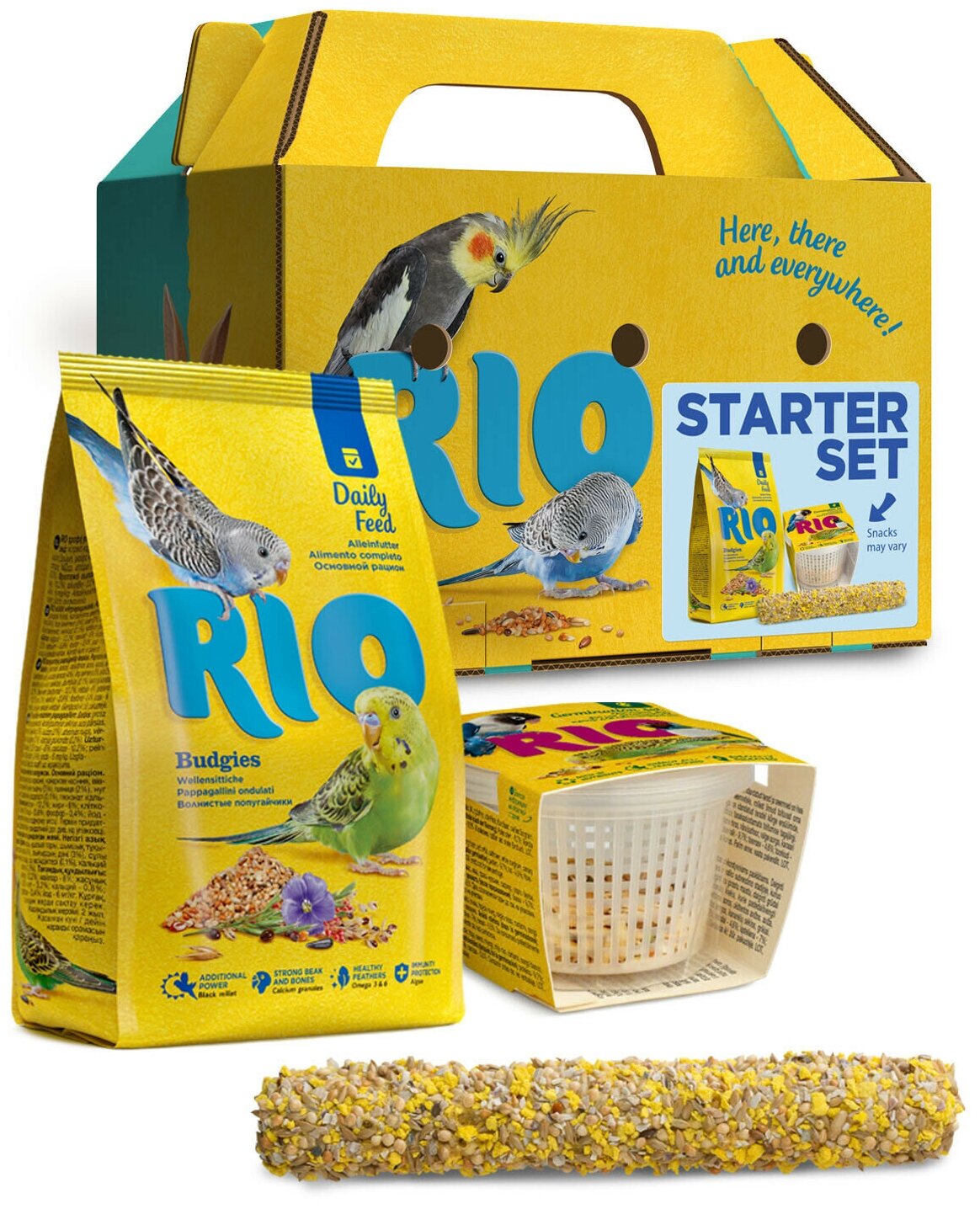RIO стартовый набор владельца волнистого попугайчика (Злаковое ассорти, 560 г.) - фото №1