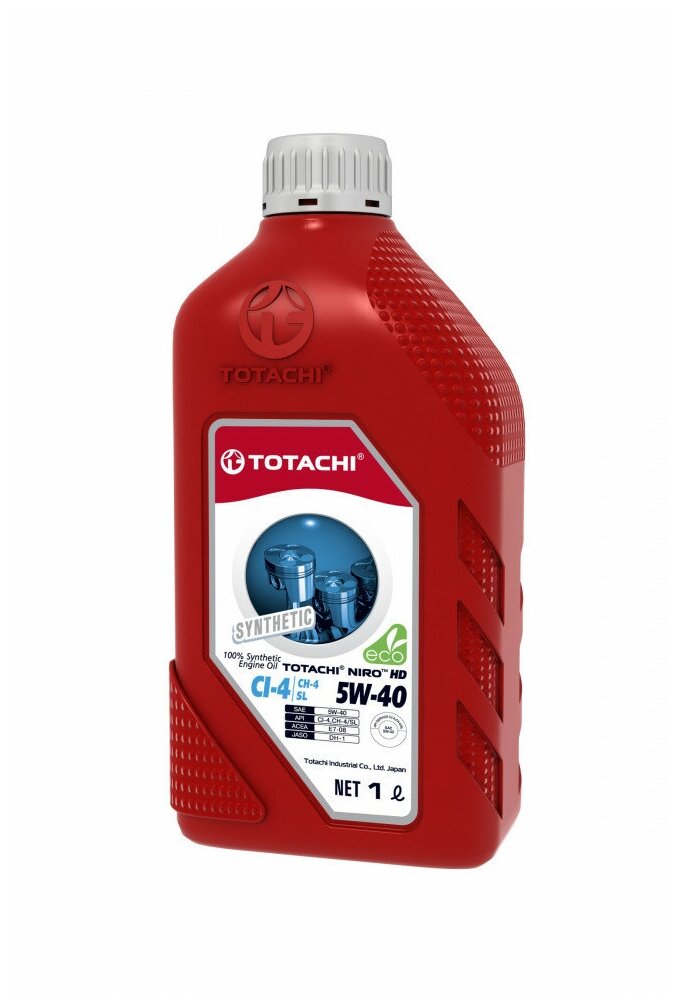 TOTACHI Totachi Niro Hd Synthetic Api Ci-4/Sl 5w-40 1л