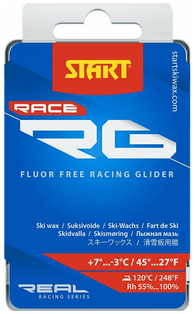 Парафин START RG RACE GLIDER RED +7.-3 60г