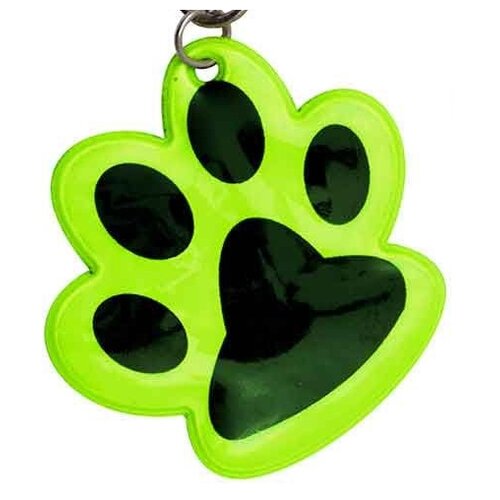 Светоотражатель Рыжий кот, 1 шт., зеленый, черный