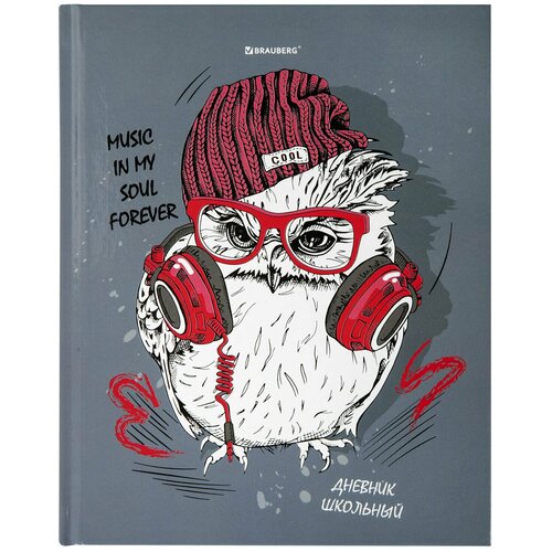 Дневник 1-11 класс 40 л., твердый, , глянцевая ламинация, 