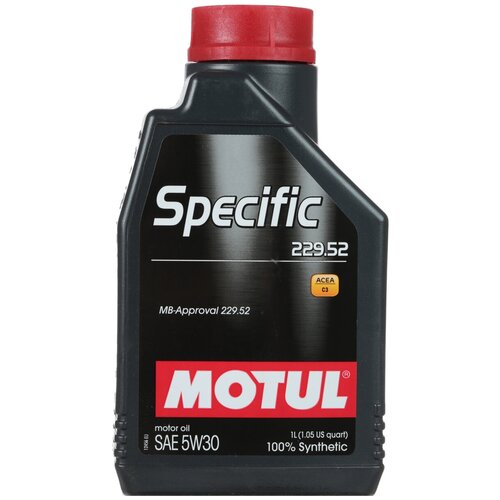 MOTUL 104844 Масло моторное 5W30 MOTUL 1л синтетика Specific MB229.52 C3 SN/CF